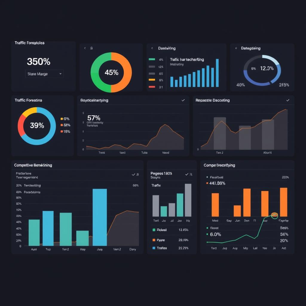 Enterprise SEO analytics dashboard with ROI metrics Enterprise SEO analytics dashboard with ROI metrics